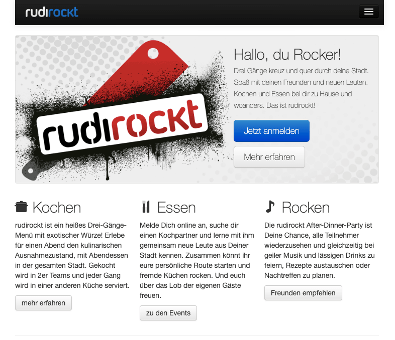 rudirockt, die Homepage