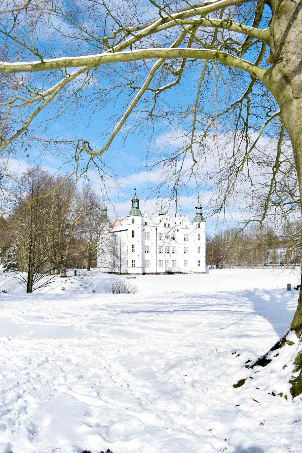 Schloss Ahrensburg im Schnee – Foto: Nicole Schmidt