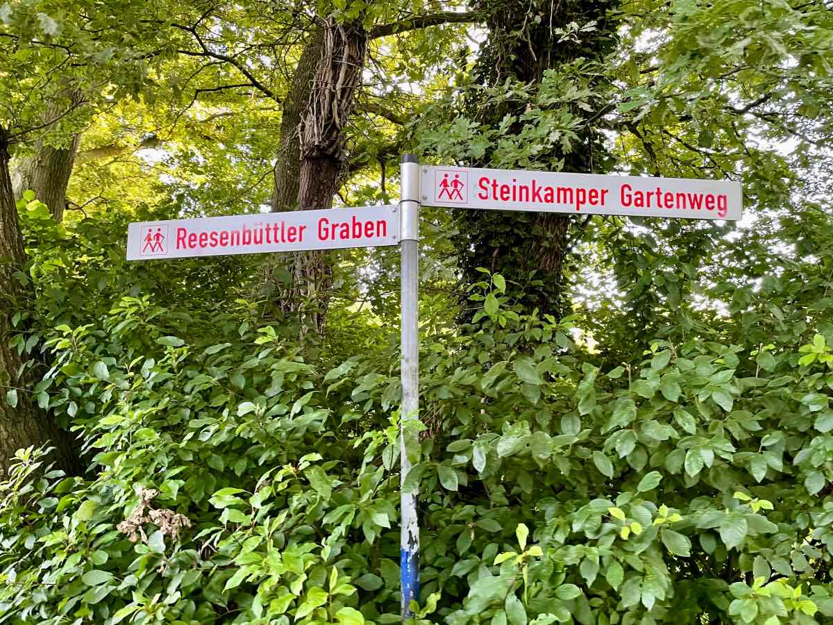 Kreuzung Reesenbüttler Graben, Steinkamper Gartenweg – Foto: Nicole Schmidt