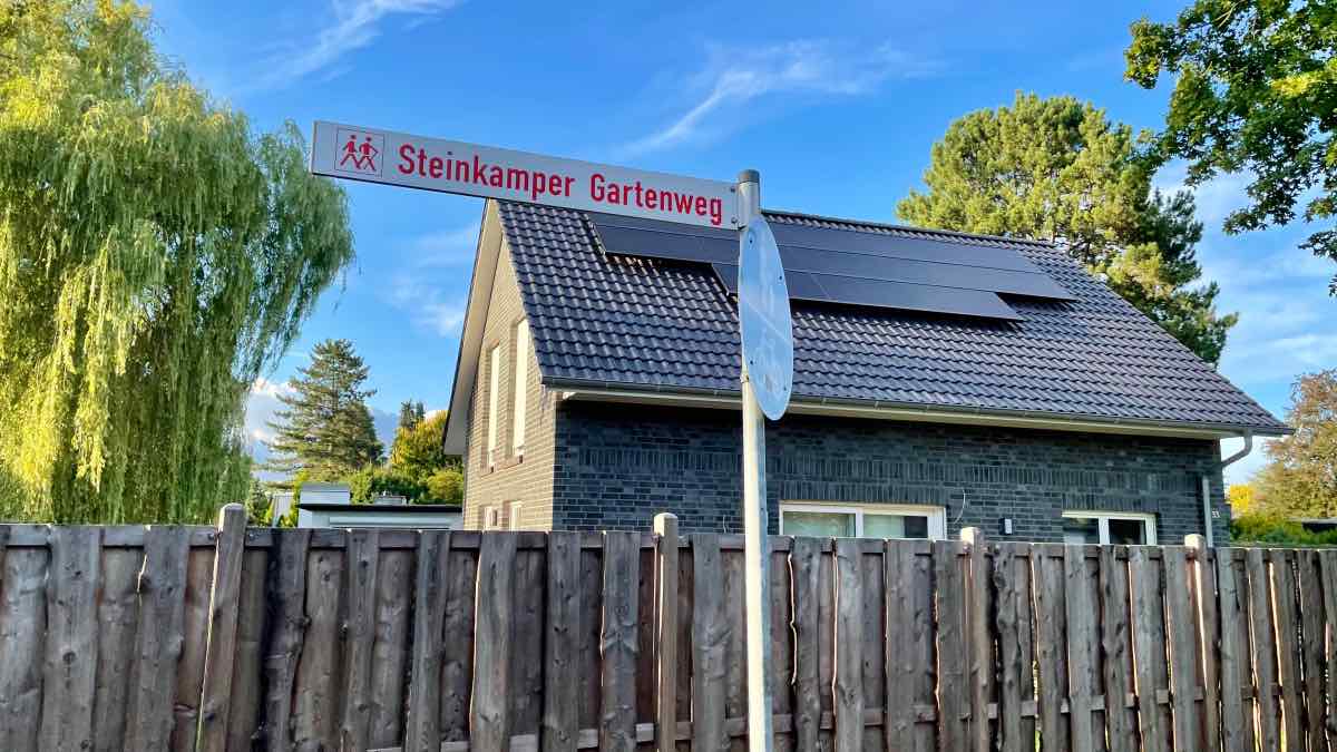 Steinkamper Gartenweg in Ahrensburg – Foto: Nicole Schmidt