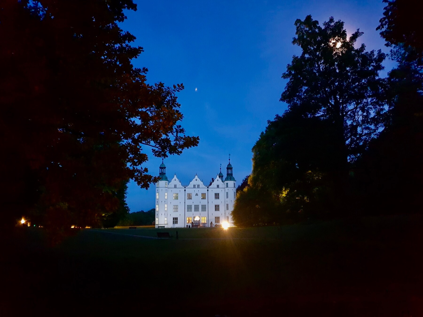 Schloss Ahrensburg bei Nacht – Foto: Nicole Theinert