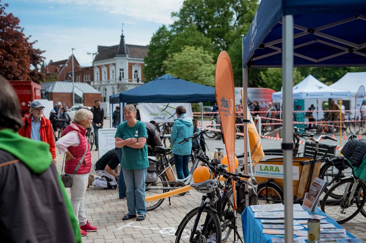 So sah es bei der Velolution im Mai in Itzehoe aus – Foto: E. Schuldt/ BUND SH