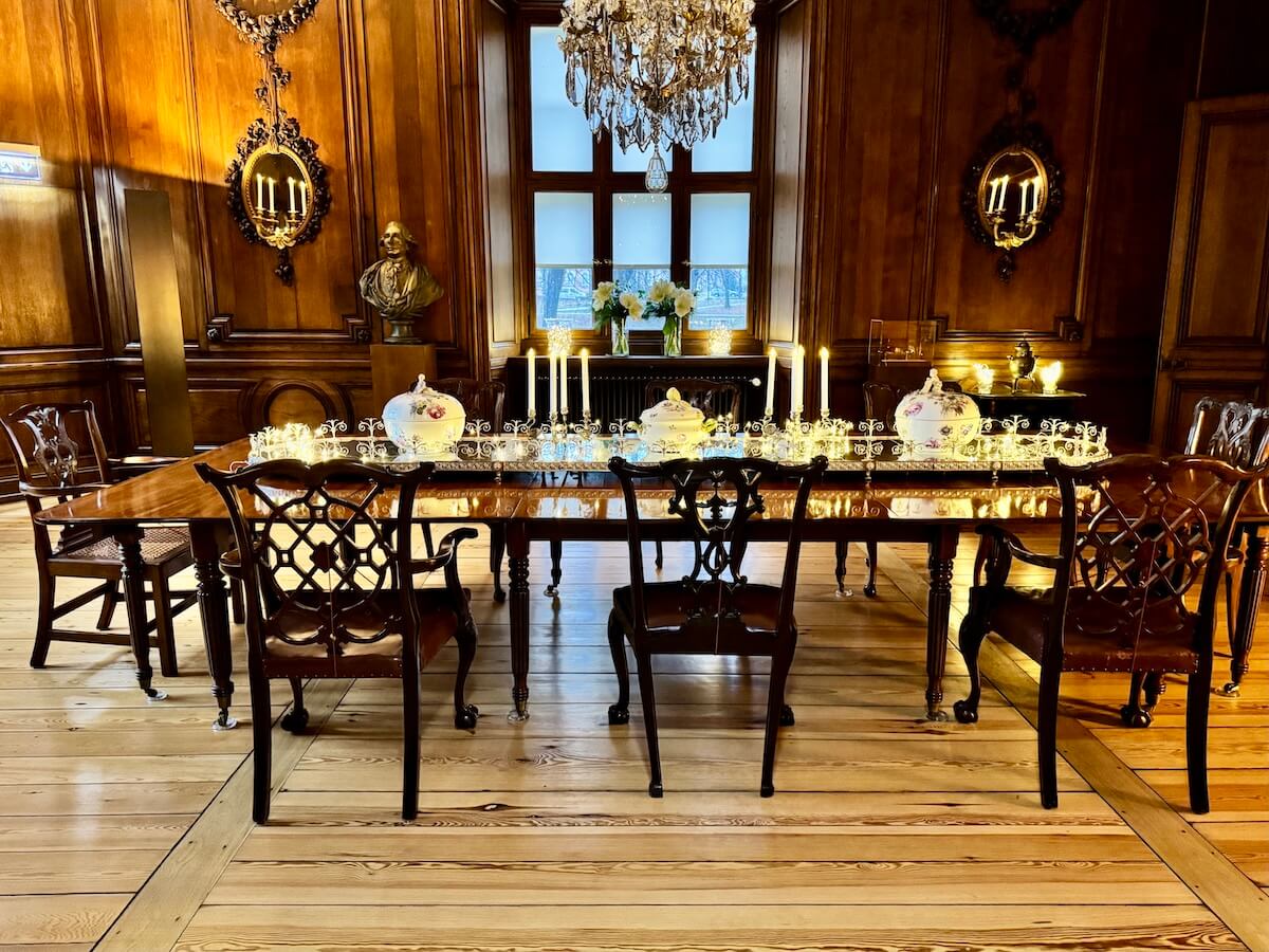 Festlicher Advent Schloss Ahrensburg, Der Speisesaal
