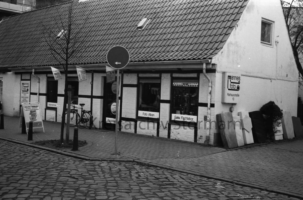 mannes Foto in der Rathausstraße 10, Ahrensburg 1986
