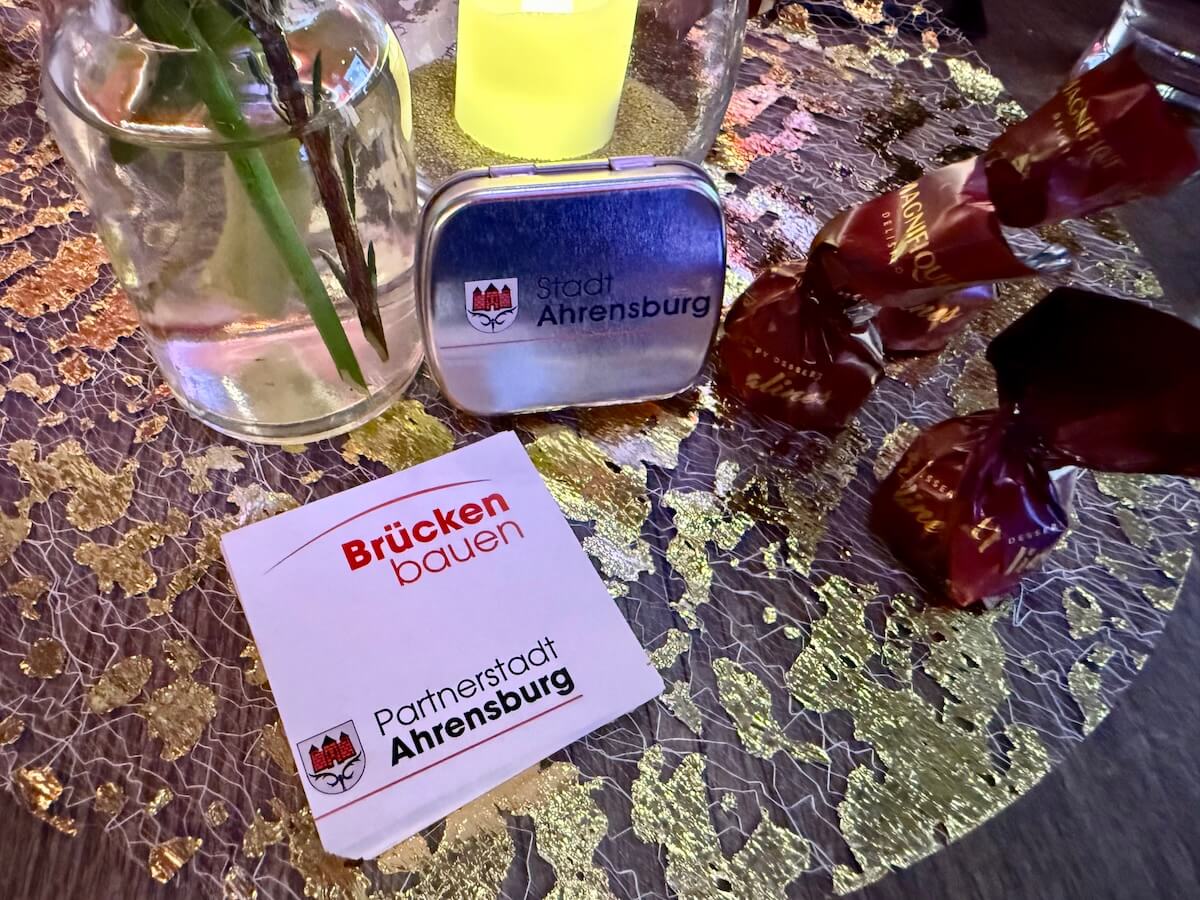 Neujahrsempfang Ahrensburg 2026, Tischdeko