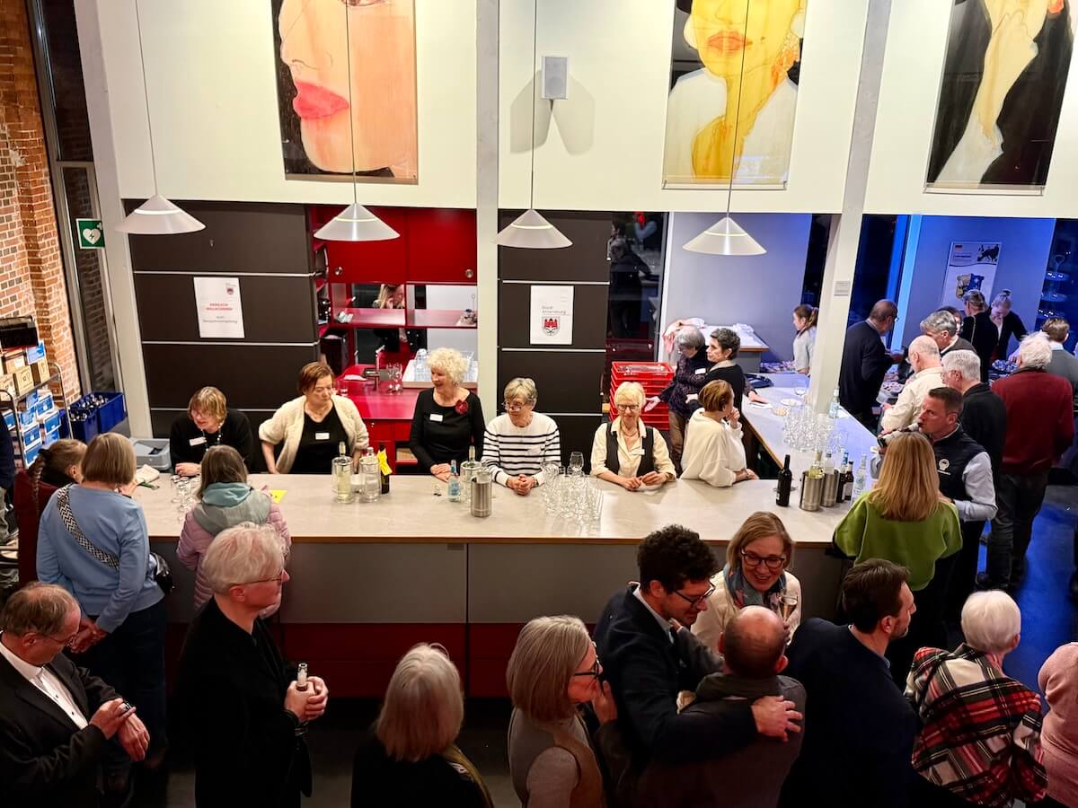 Bar im Marstall Ahrensburgs, anlässlich des Neujahrsempfang Ahrensburg 2026